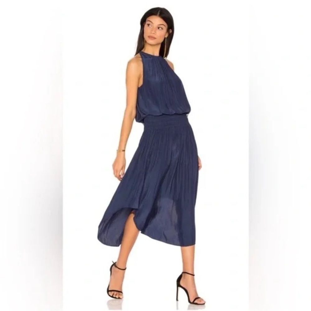 Ramy Brook Navy Midi Dress
